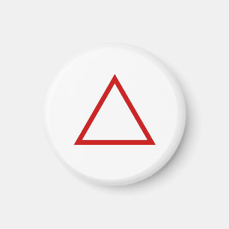 Tic Tac Toe 1-1/4" Fridge Magnet "Triangle"