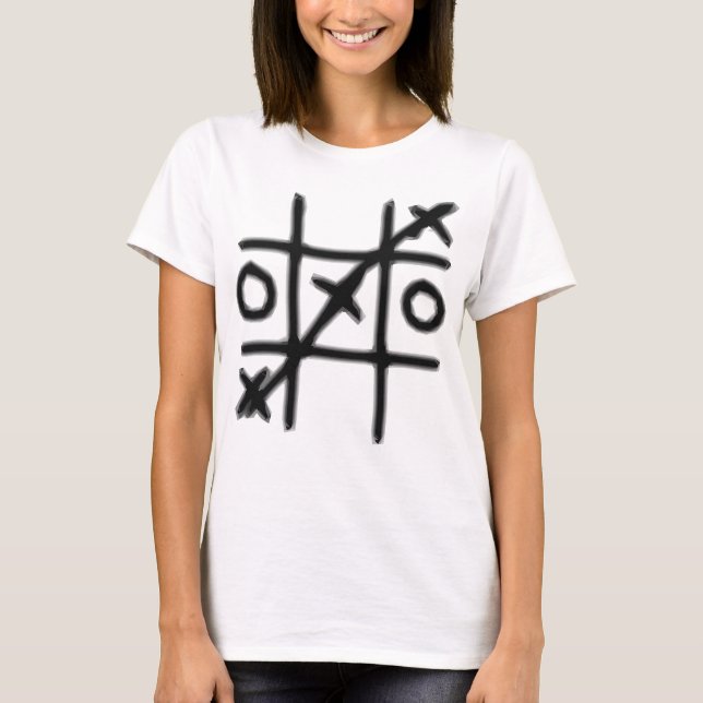 Tic Tac Toe - 3 på en rad Tröja (Framsida)