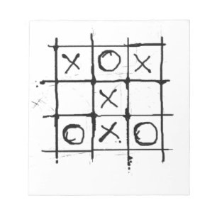 Tic TAC toe Anteckningsblock