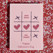 Tic-Tac-Toe Funny Valentine Day
