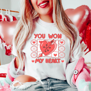 Tic-Tac-Toe Heart Valentine T Shirt