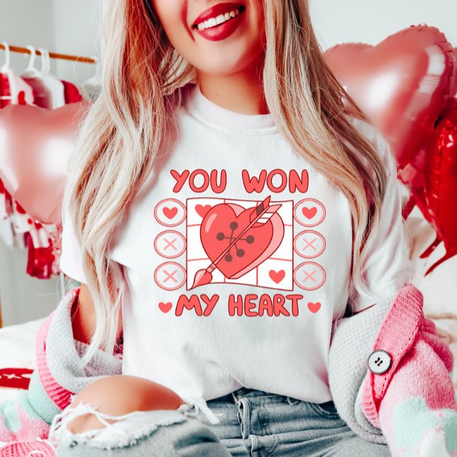 Tic-Tac-Toe Heart Valentine T Shirt (Skapare uppladdad)