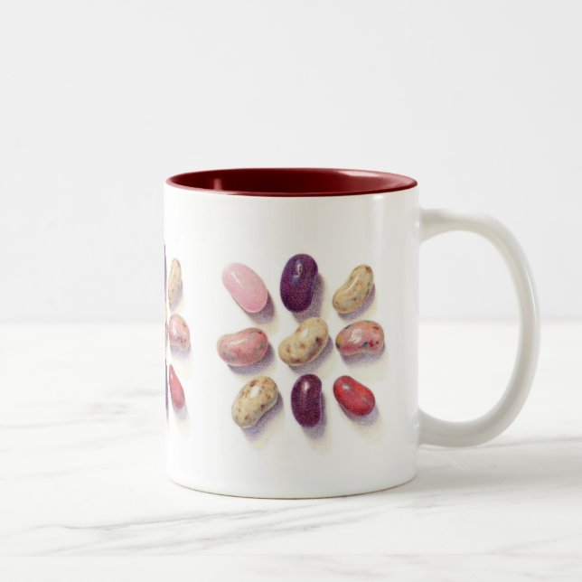 TIC TAC TOE JELLY BEANS Maroon Two Tone Mugg (Höger)