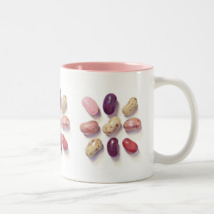 TIC TAC TOE JELLY BEANS Rosa Two-Tone Mugg
