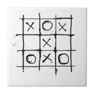 Tic TAC toe Kakelplatta
