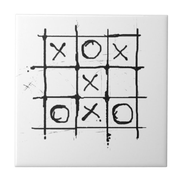 Tic TAC toe Kakelplatta (Framsidan)