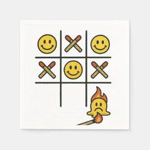 Tic Tac Toe Pappersservett