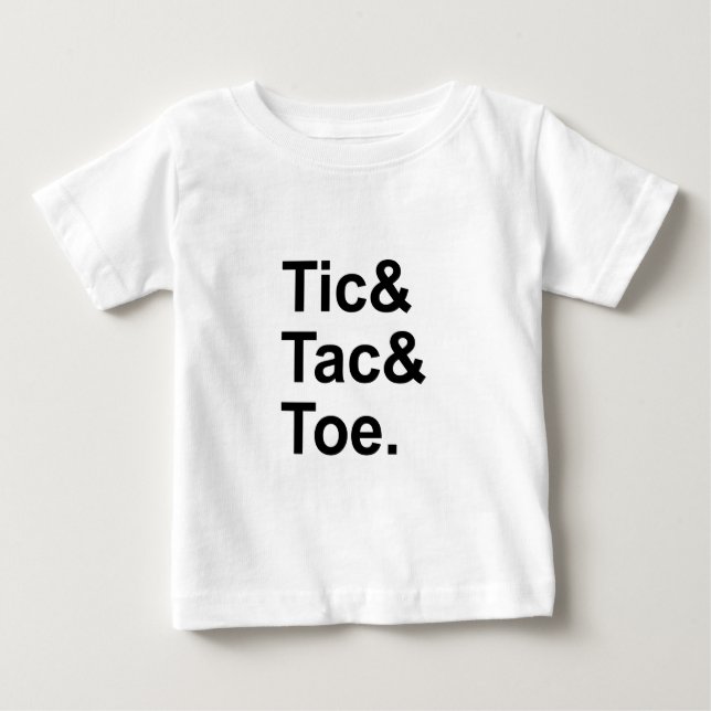 Tic Tac Toe | Roligt papper & pennspel Tee (Framsida)