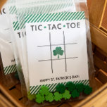 Tic Tac Toe St. Patrick's Day Card-för barn Anteckningskort<br><div class="desc">Den här personligen Tic Tac Toe St. Patrick's Day-kort är en för barn för perfekter eller vänner den här helgdag. Lägg till lite pärlor i användan som delart spel,  och de kommer säkert att bli en stor slå. (Pärlor ingår inte.)</div>