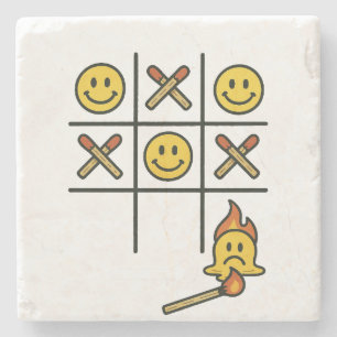 Tic Tac Toe Stenunderlägg