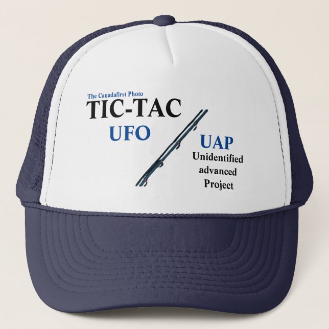 TIC-TAC UFO UAP Truckers Keps (Framsida)