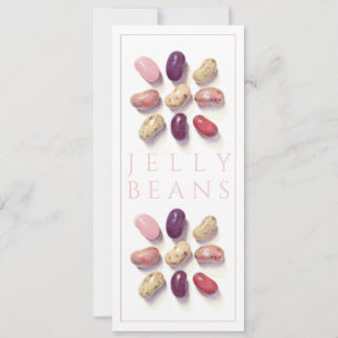 TIC TOE JELLY BEANS 4x9.25-platta kort