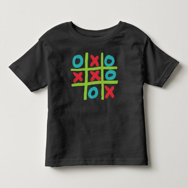Tic-toe Noughts och Kor T Shirt (Framsida)