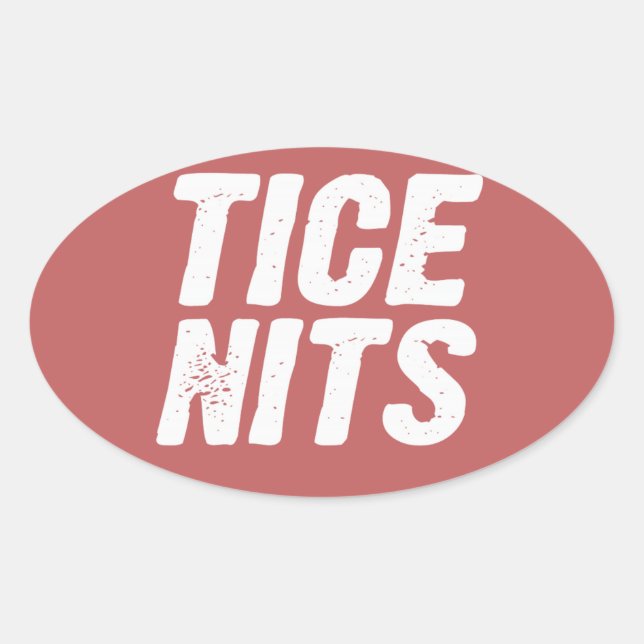 TICE NITS OVALT KLISTERMÄRKE (Framsida)