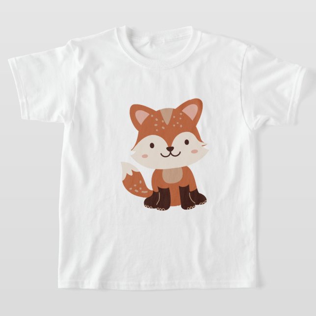 Tichert barn varg  t shirt (Laydown)