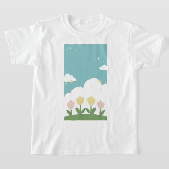 Tichert för barn  t shirt (Laydown)