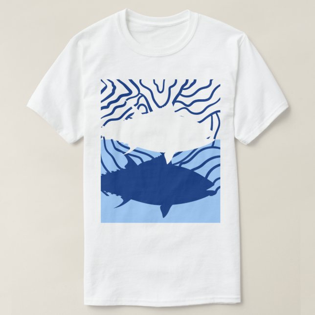 Tichert för män chark  t shirt (Design framsida)