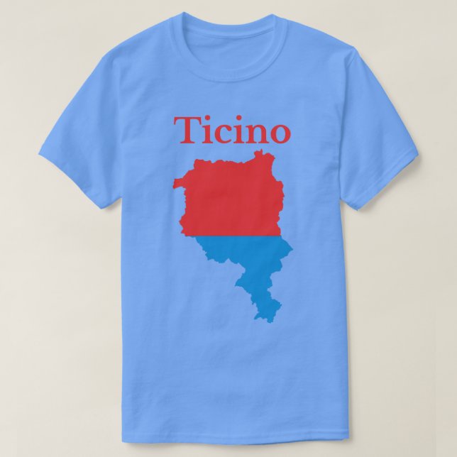 Ticino Canton Schweiz T Shirt (Design framsida)