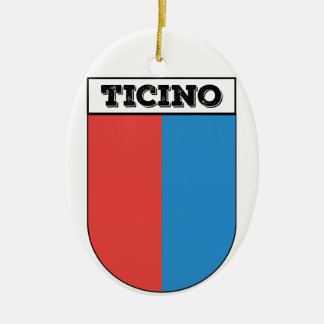 Ticino, Jacka av Arm. Kantonerna Schweiz Julgransprydnad Keramik