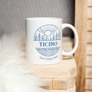 Ticino, Schweiz Minimalistiskt liggande Mugg