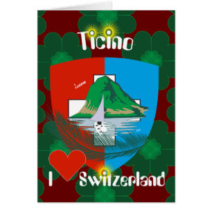 Ticino Schweiz Suisse Svizzera Svizra Grusskarte Hälsningskort