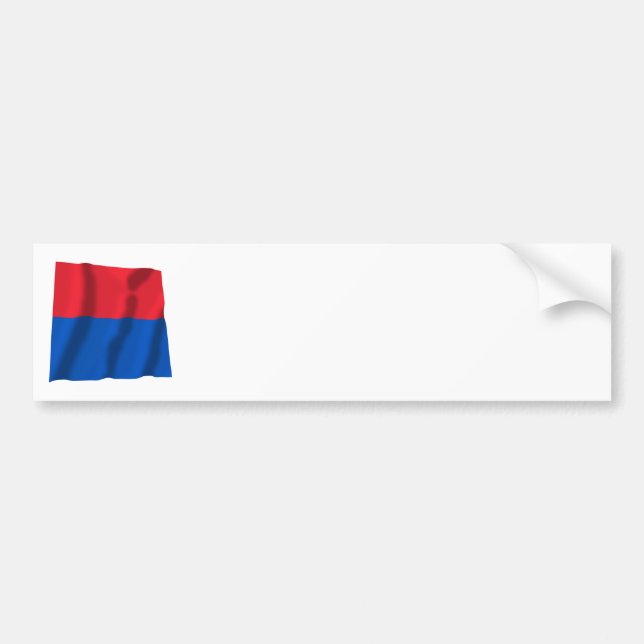 Ticino som vinkar flagga bildekal (Framsidan)