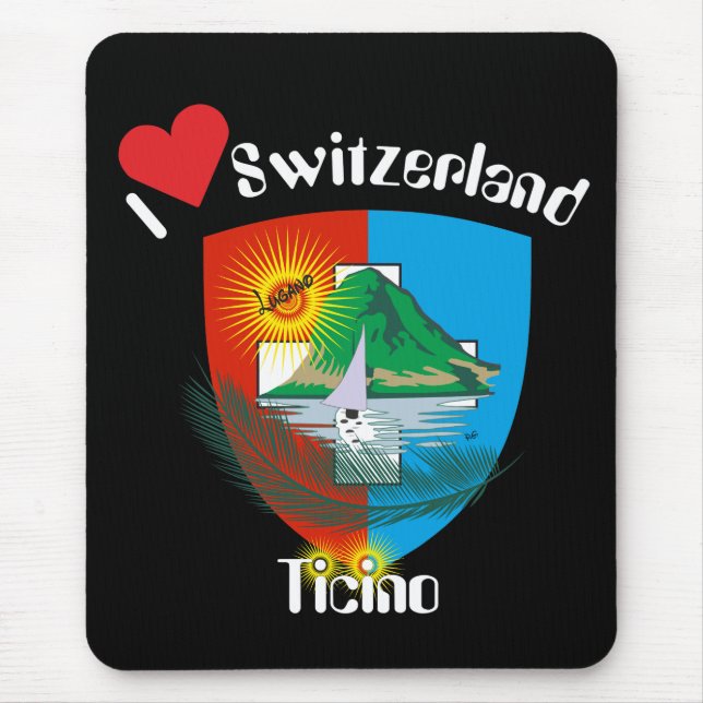 Ticino Svizzera / Tessin Schweiz Mousepad Musmatta (Framsidan)