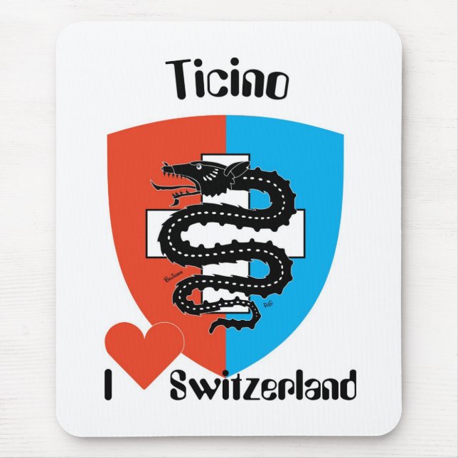 Ticino Svizzera / Tessin Schweiz Mousepad Musmatta (Framsidan)