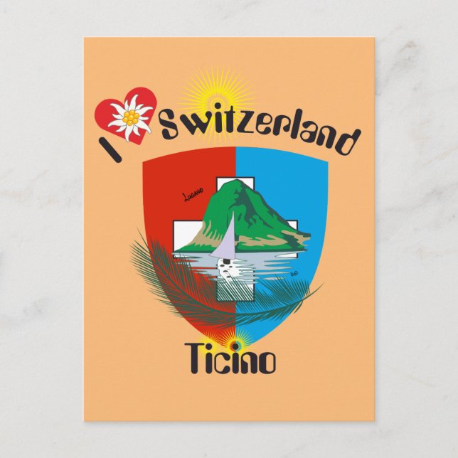 Ticino Svizzera / Tessin Schweiz Postkarte Vykort (Framsida)