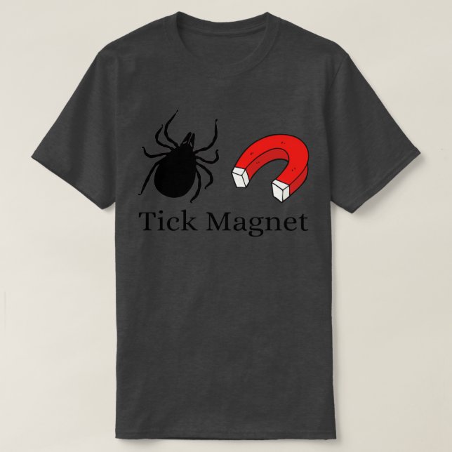 Tick Magnet T Shirt (Design framsida)