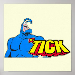 Tick Man i Blue Kostym Poster
