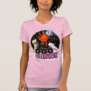 Tick på Måne Rover: Lunar IllustratioT-Shirt T Shirt