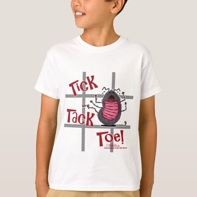 Tick Tack Toe! T-shirt (Framsida)