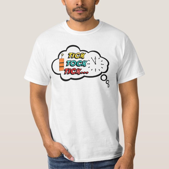 Tick Tock  T Shirt (Framsida)