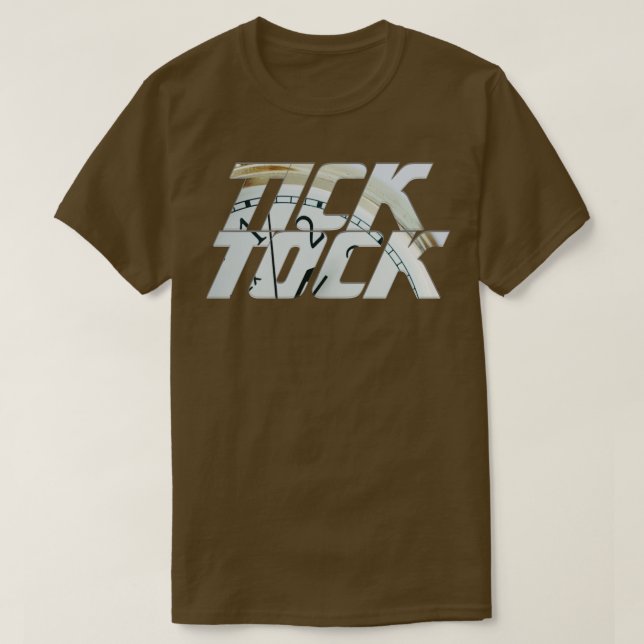 Tick Tock T Shirt (Design framsida)