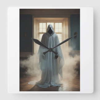 "Tick-Tock Tells Time Tales" Fyrkantig Klocka