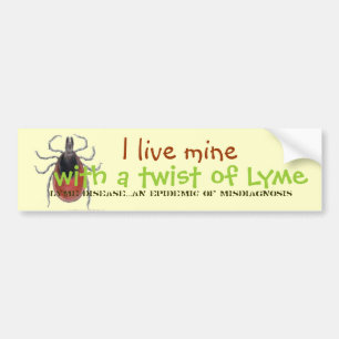 ticka mig bor bryter, med en vridning av Lyme, Bildekal