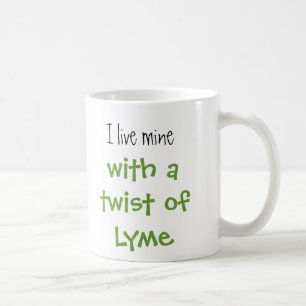 ticka mig bor bryter, med en vridning av Lyme Kaffemugg