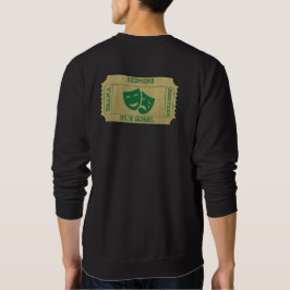 Ticket Design (Back) - Booster Crewneck Lång Ärmad Tröja