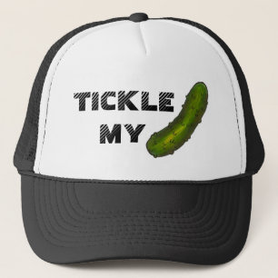 Tickle My Pickle Funny Foodie Kosher Dill Pickles Keps