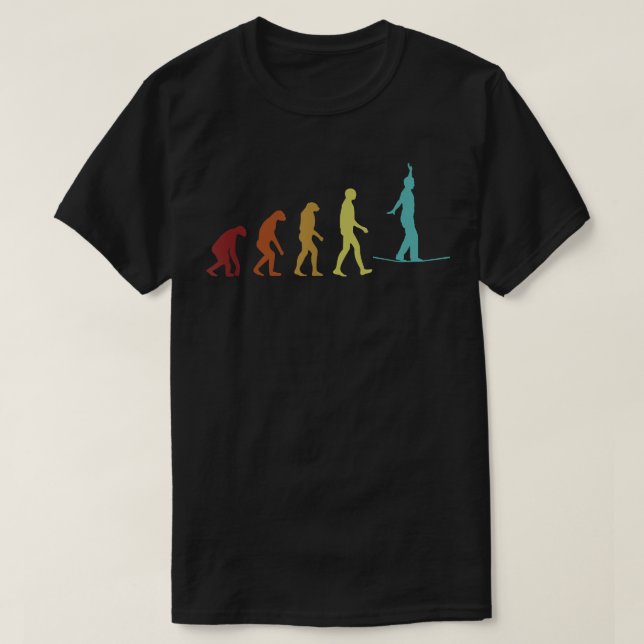 Tickorsbrist i slackline Evolution Trickline Train T Shirt (Design framsida)