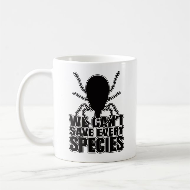 Ticks Tick Ixodida - Entomologi Geek Kaffemugg (Vänster)