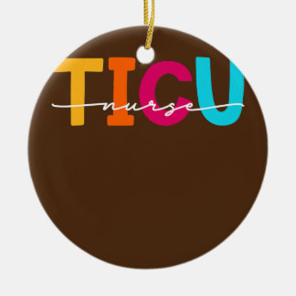 TICU Nurse Trauma ICU Nurses Women Akut Room Julgransprydnad Keramik