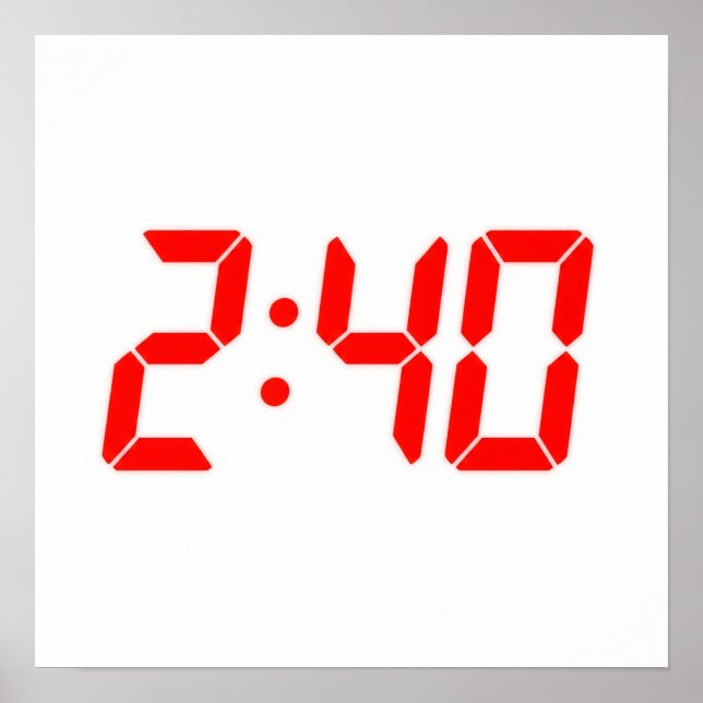 Tid 2:40 poster (Framsidan)