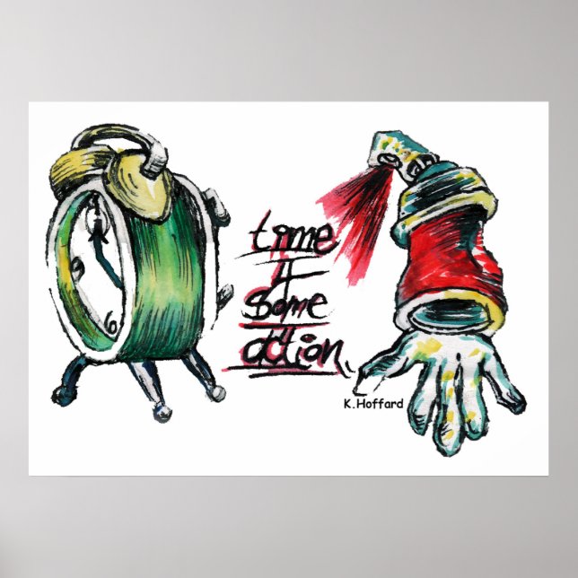 "Tid 4 någon åtgärd" Poster (Framsidan)