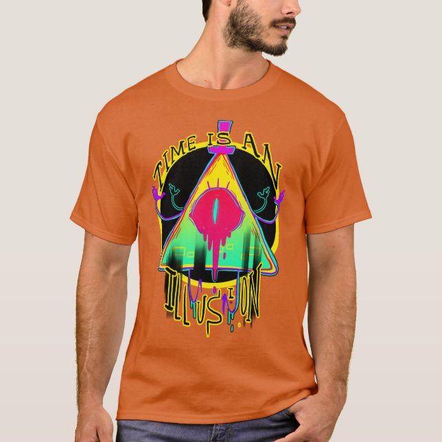 TID ÄR EN ILLUSION T SHIRT (Framsida)
