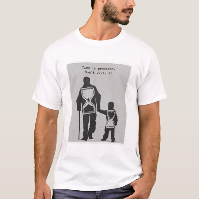Tid är fördärvlig,slösa den inte. t shirt (Framsida)