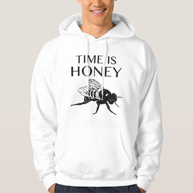 Tid är honung hoodie (Framsida)