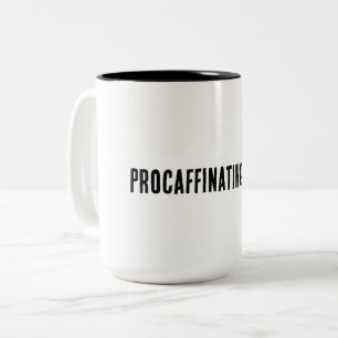 Tid är kaffe Två-Tonad mugg