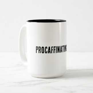 Tid är kaffe Två-Tonad mugg